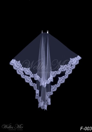 Oval bridal veil-1